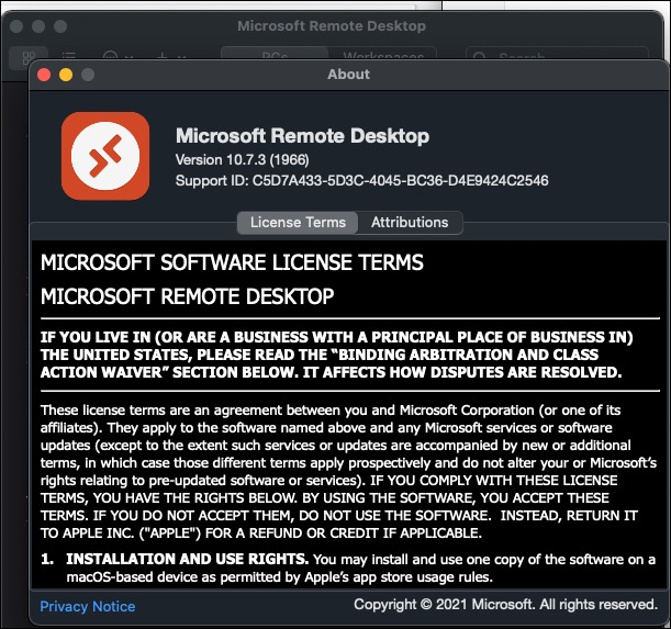 Remote Desktop Mac License